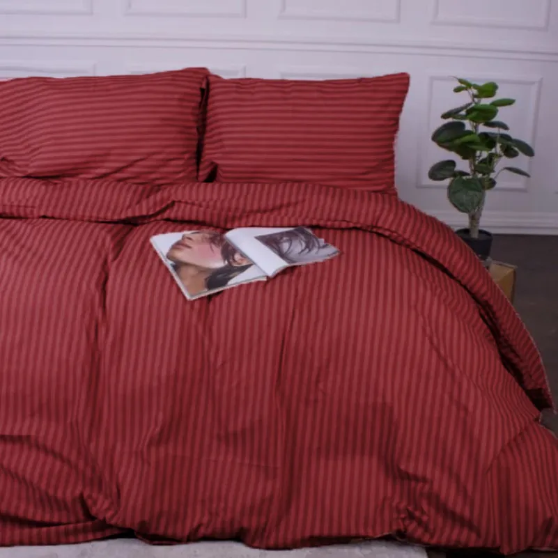 Пододеяльник Ranforce Elite 17-0608 Stripe Red - 2