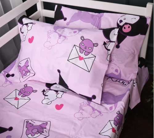 Простынь Бязь Kids Time 17-0869 Lovely Kuromi