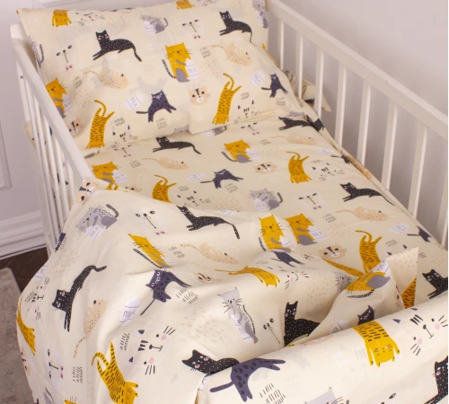 Простынь Бязь Kids Time 20-0021 Cats - 2