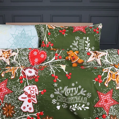 Наволочка Ranforce Elite 17-0881 Holiday Star green