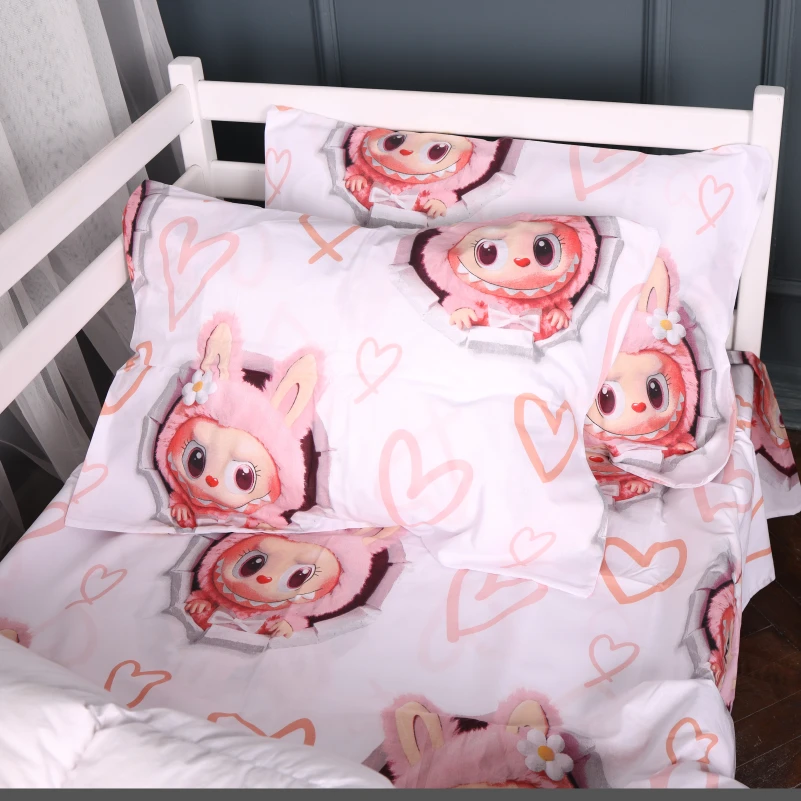 Простынь  Бязь Kids Time 17-0872 Labubu Love