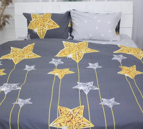 Простирадло MirSon Ranforce Elite 17-0422 Golden Star