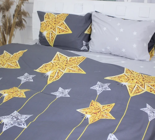 Простирадло MirSon Ranforce Elite 17-0422 Golden Star - 2