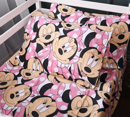 Простынь Бязь Kids Time 17-0862 Minnie Style