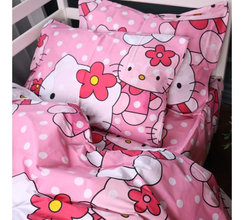Простирадло Ranforce Elite 17-0864 Hello Kitty Pink