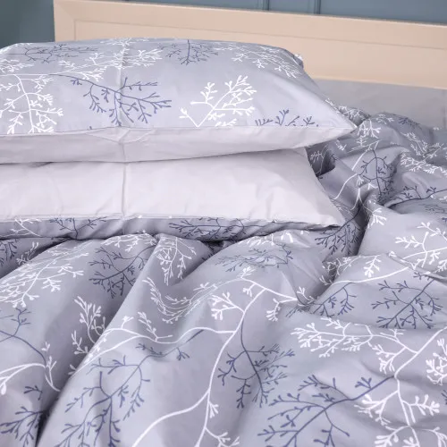 Наволочка Бязь 17-0813 Twigs of Spring gray