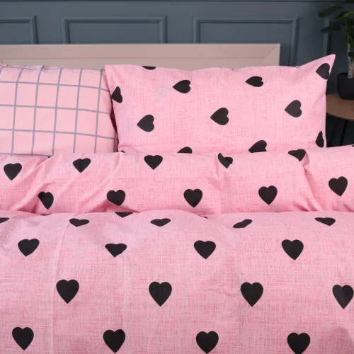 Наволочка Ranforce Elite 17-0839 Hearts & Grid