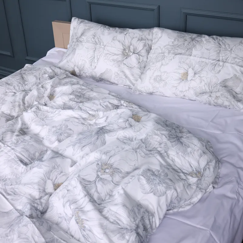 Комплект постельного белья Сатин JUNIOR 22-1410 Silver Petals