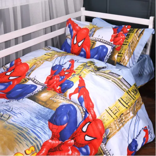 Комплект постільної білизни Бязь 17-0890 Spider-Man City Light