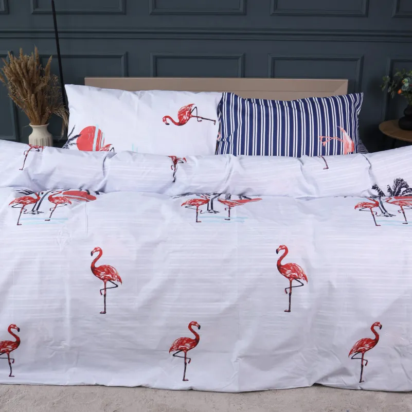 Комплект постільної білизни Ranforce Elite 17-0846 Flamingo Mood