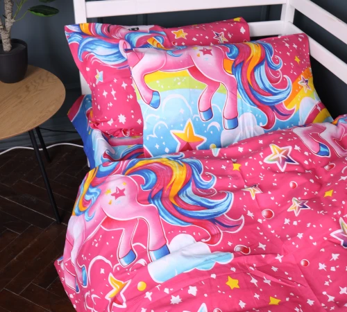 Комплект постільної білизни Бязь Kids Time 17-0819 Ponivibe