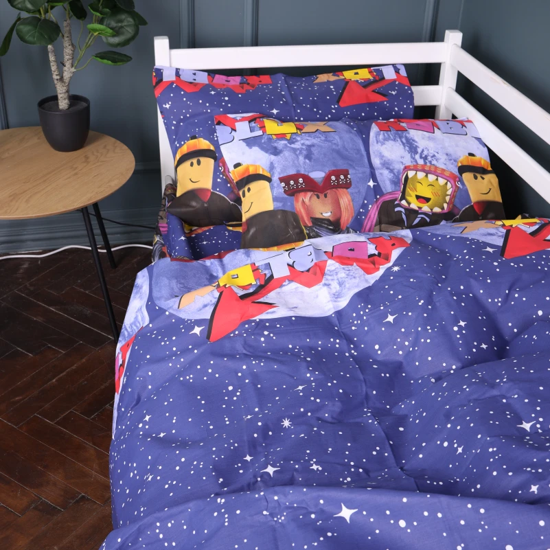 Комплект постільної білизни Бязь Kids Time 17-0797 Roblox