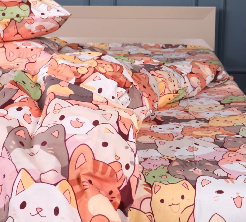 Простынь Бязь Kids Time 17-0775 Bombshell cats