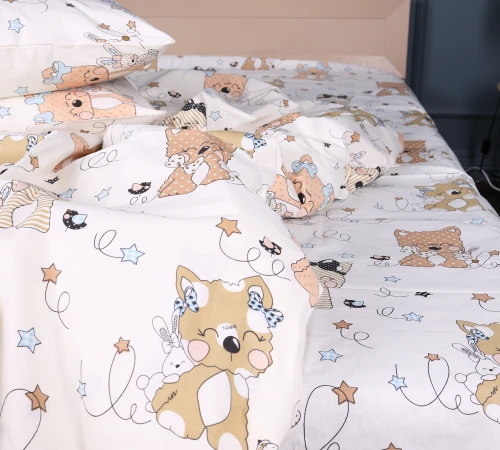 Простирадло Ranforce Elite 17-0777 Magic cats olive