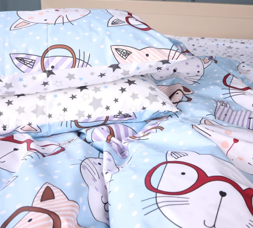 Наволочка Бязь 17-0785 Funny cats