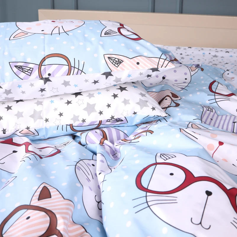 Наволочка Бязь 17-0785 Funny cats