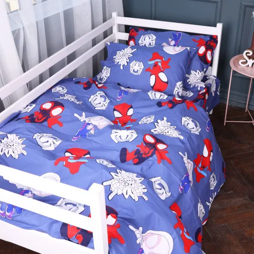 Детское постельное белье  Бязь Kids Time 17-0789 Spider-Man 2