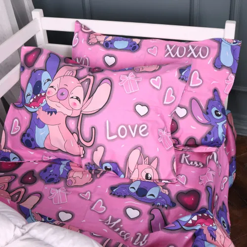 Наволочка Бязь 17-0871 Stitch & Angel Pink
