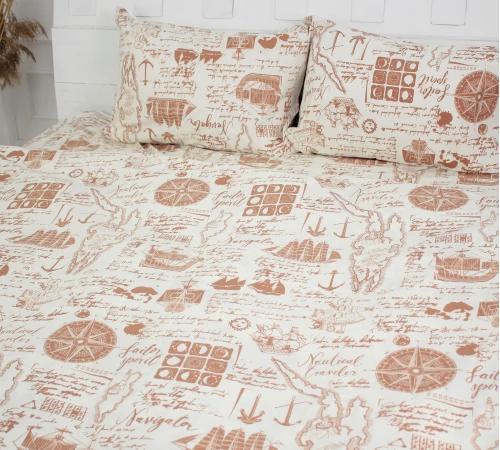 Простирадло MirSon Ranforce Elite 17-0285 Tallinn - 2