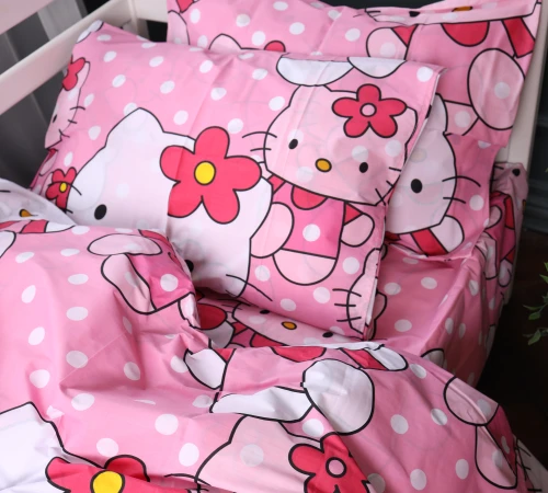 Наволочка Бязь Kids Time 17-0864 Hello Kitty Pink