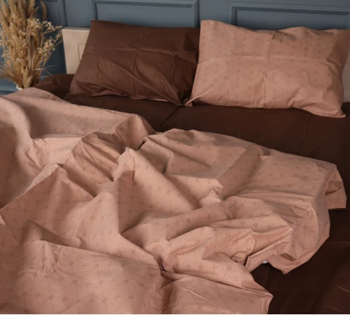 Комплект постільної білизни Бязь 17-0859 Coffee Charm