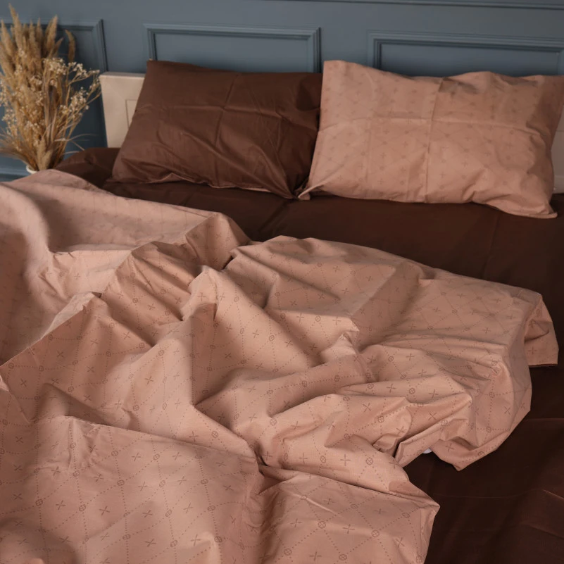 Комплект постільної білизни Бязь 17-0859 Coffee Charm