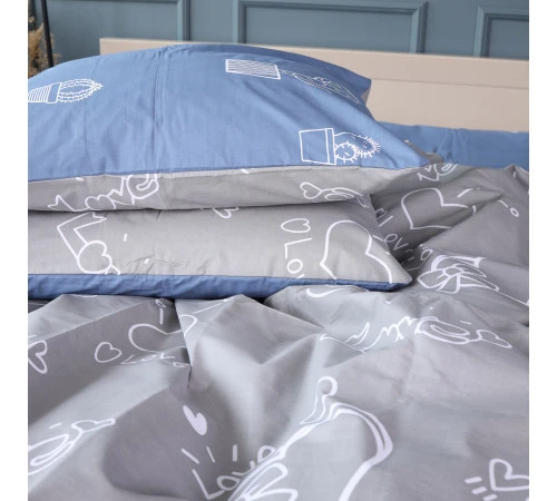 Наволочка Бязь 17-0844 Love Notes