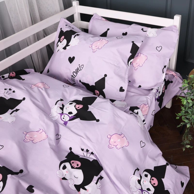 Комплект постільної білизни Бязь Kids Time 17-0883 Magic Kuromi