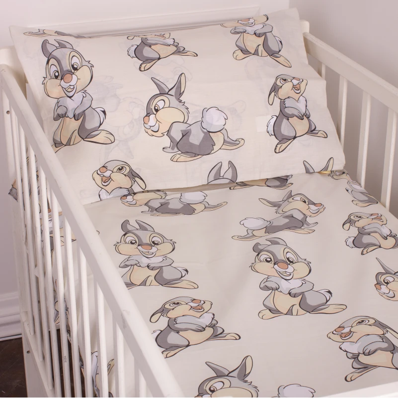 Простынь Бязь Kids Time 20-0022 Rabbit Gray - 4