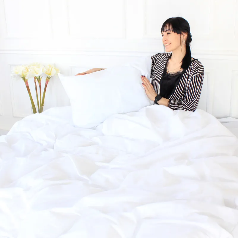 Пододеяльник Бязь 11-2107 White - 3