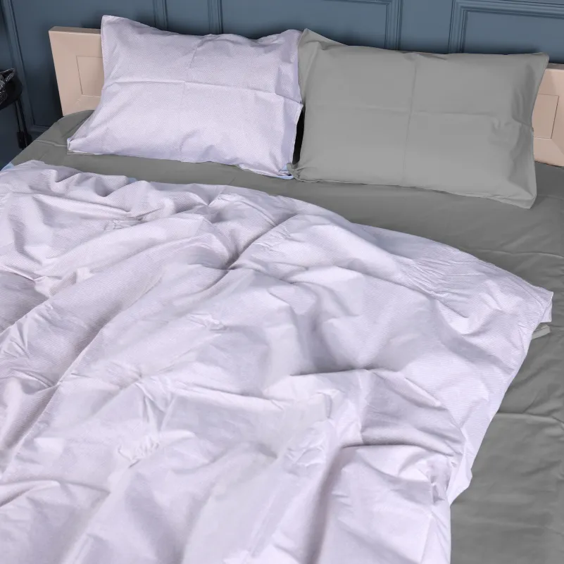 Комплект постельного белья Сатин JUNIOR 22-1380 Grey Gleam