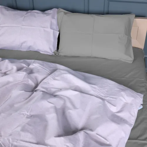 Комплект постельного белья Сатин JUNIOR 22-1380 Grey Gleam - 2