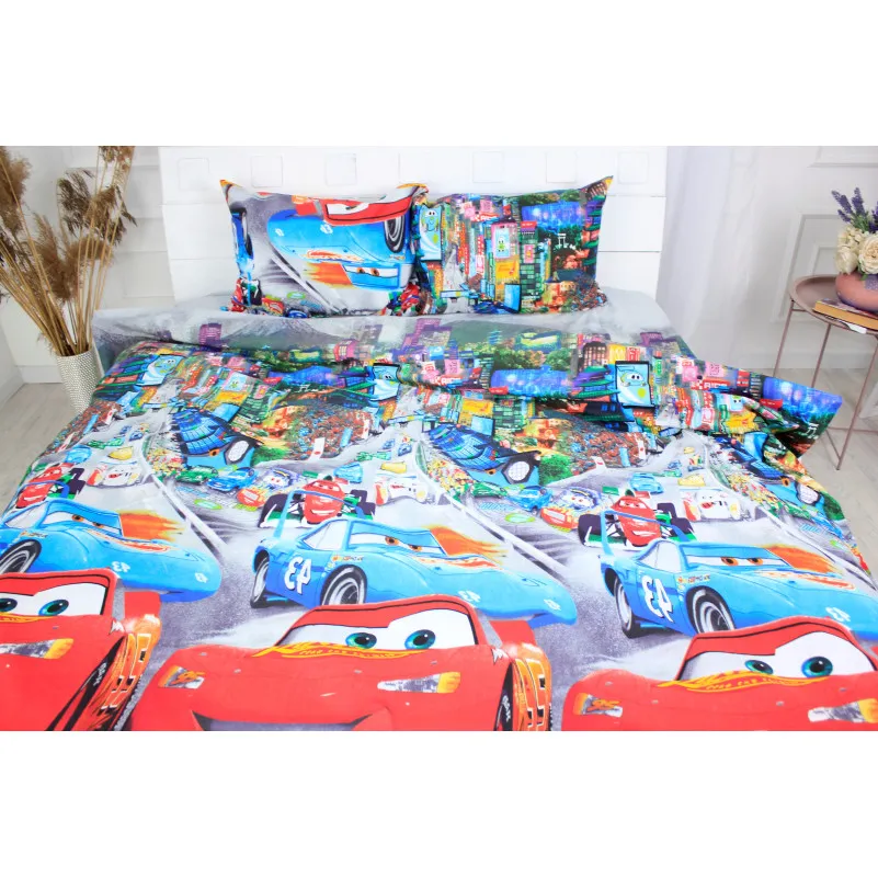 Пододеяльник MirSon Ranforce Elite 17-0260 Red Car - 1