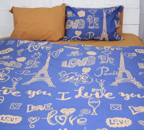 Наволочка MirSon Ranforce Elite 17-0443 Love Paris