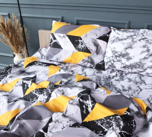 Комплект постільної білизни Бязь 17-0843 Marble Mist