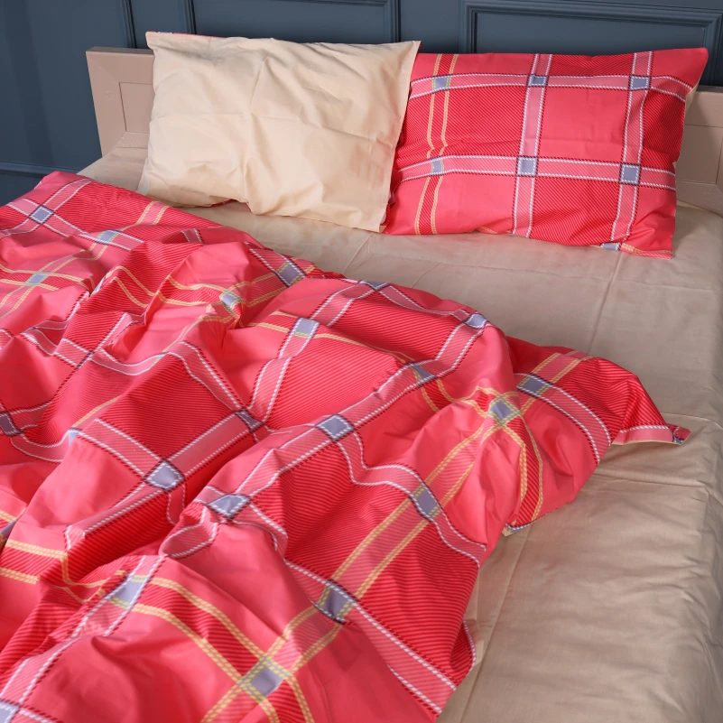 Комплект постільної білизни Бязь 17-0783 Checkered Flame