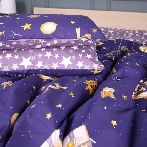 Наволочка Бязь 17-0877 Midnight Christmas