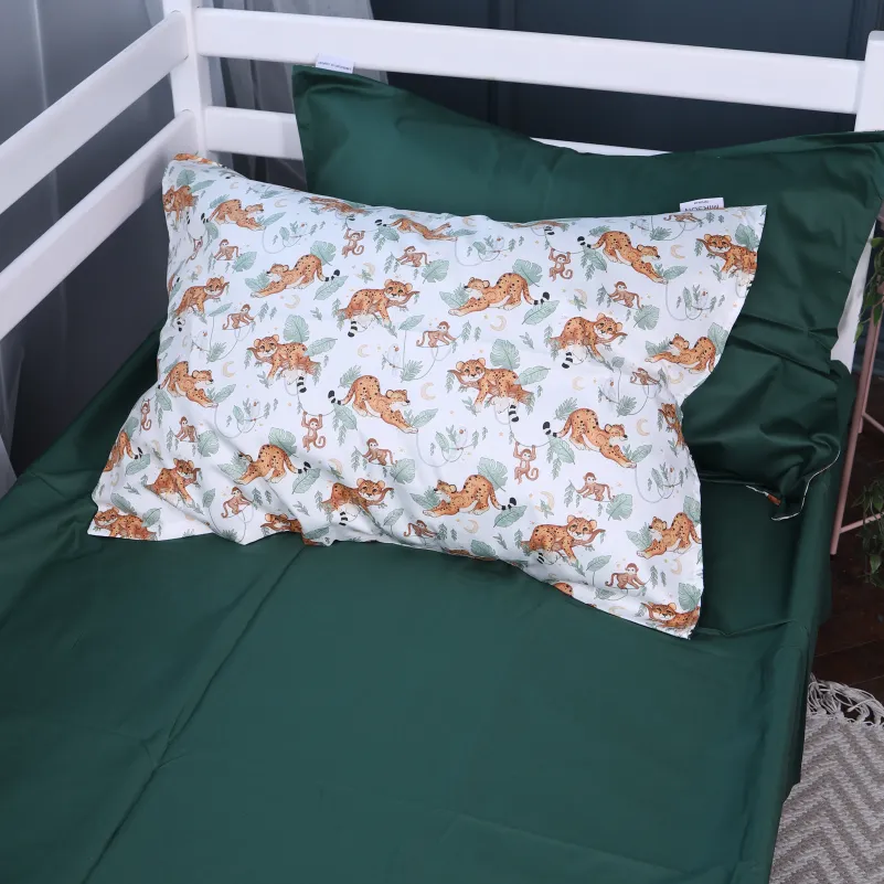 Комплект постельного белья Сатин JUNIOR Kids Time 22-1420 Little Jungle Friends - 3