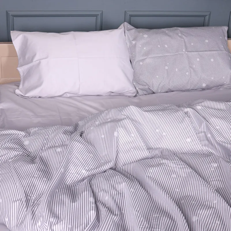 Пододеяльник Сатин 22-1437 Minimal Gray Hearts