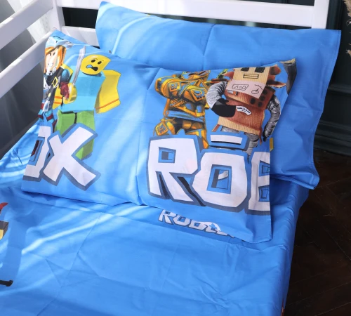 Наволочка Бязь Kids Time 17-0820 Roblox game blue
