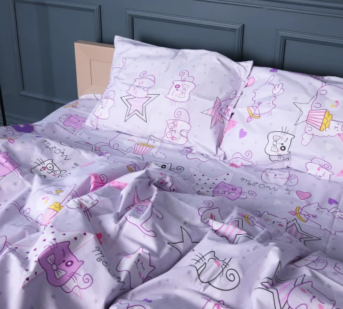 Підковдра Бязь 17-0774 Cat party