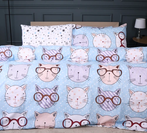 Комплект постільної білизни Ranforce Elite 17-0785 Funny cats