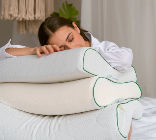 Подушка ортопедическая №7121 Elite Green nature Alberto AERO 58*40*10,5 см - 2