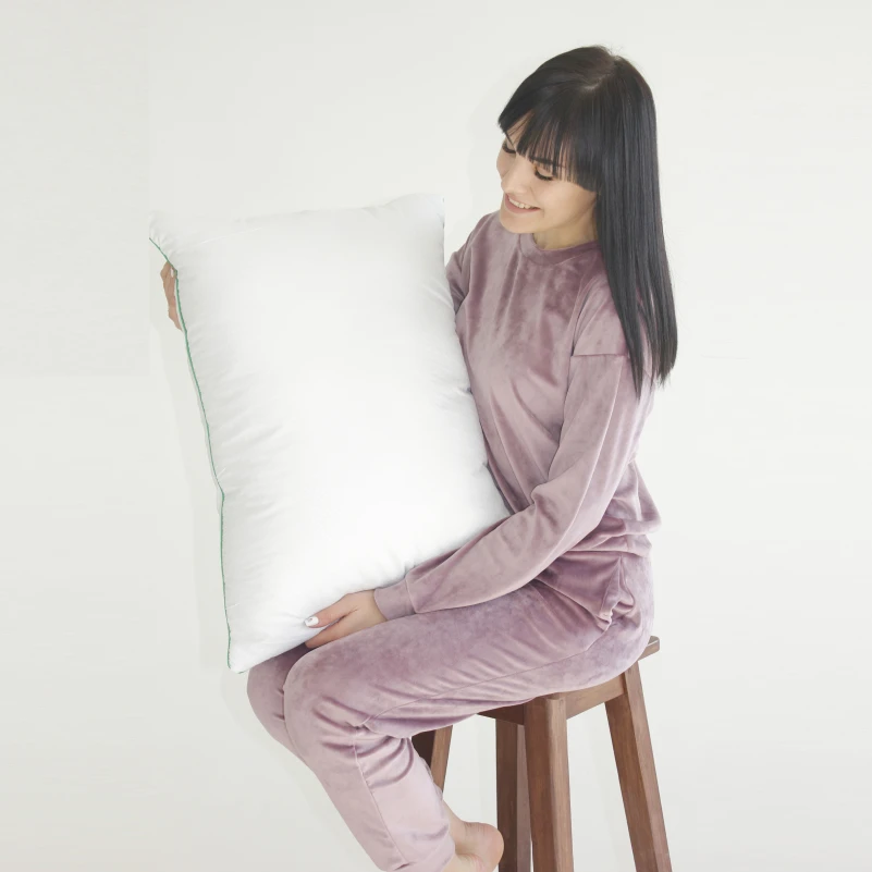 Подушка антиалергенна Eco Line Vital №1569 Eco-Soft мікросатин (середня) - 11