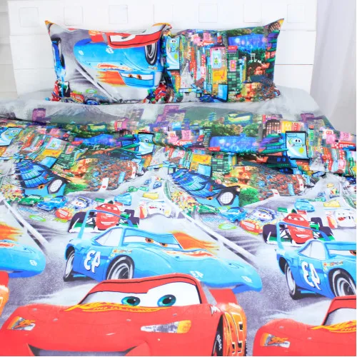 Комплект постельного белья MirSon Ranforce Elite 17-0260 Red Car - 2