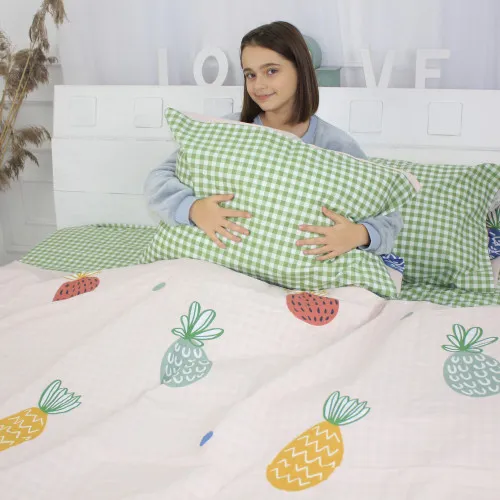 Наволочка MirSon Ranforce Elite 17-0414 Pineapple