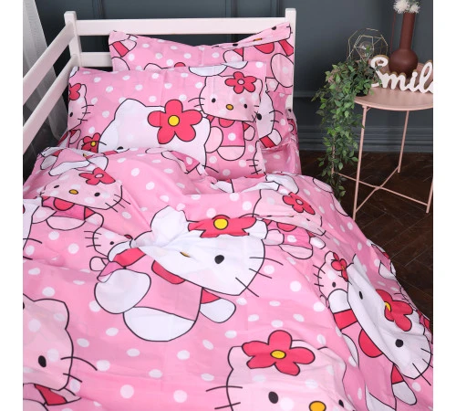 Підковдра Бязь 17-0864 Hello Kitty Pink