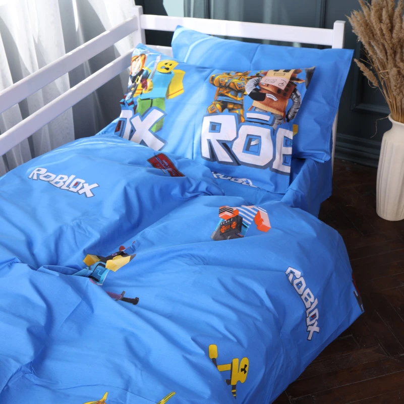 Комплект постільної білизни Бязь 17-0820 Roblox game blue