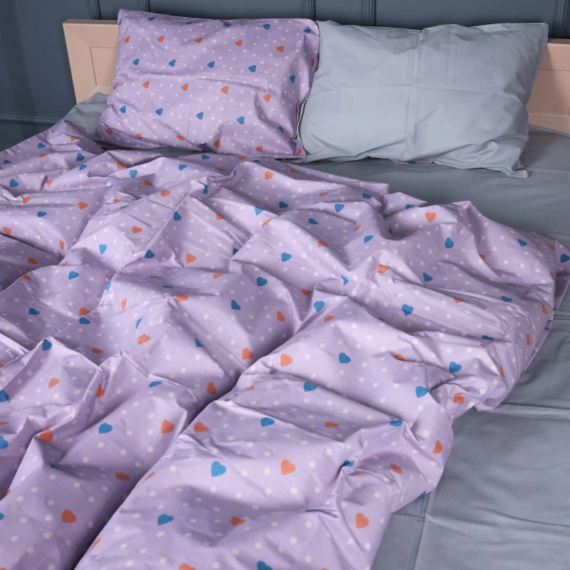 Комплект постільної білизни Бязь 17-0782 Pastel Love Print