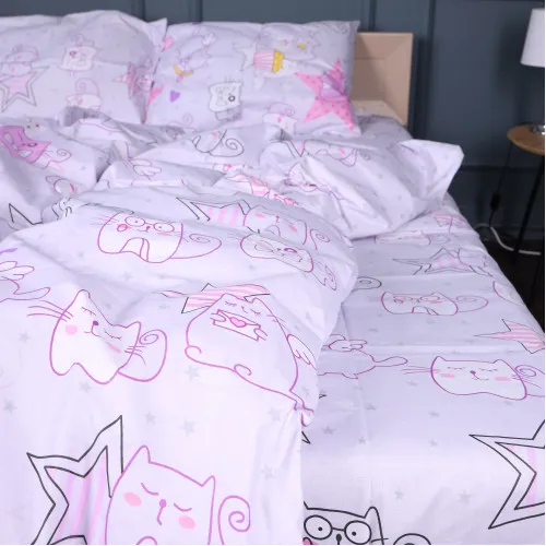 Простирадло Бязь 17-0774 Cat party